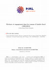 Research paper thumbnail of Écriture et engagement dans les romans d’Andrés Sorel (1963-2013)