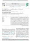 Research paper thumbnail of Simulating the effects of droplet size, high-pressure biodegradation, and variable flow rate on the subsea evolution of deep plumes from the Macondo blowout