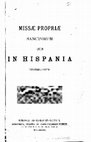 Research paper thumbnail of Missa S Eliae Prophetae