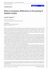 Research paper thumbnail of Ethics & exclusions: Reflections on the passing of Stephen Castles