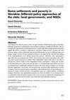 Research paper thumbnail of Roma settlements and poverty in Slovakia: Different policy approaches of the state, local governments, and NGOs