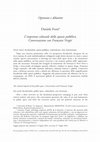 Research paper thumbnail of L’ impronta coloniale dello spazio pubblico. Conversazione con Françoise Vergès