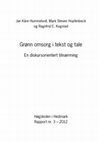 Research paper thumbnail of Grønn omsorg i tekst og tale