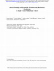 Research paper thumbnail of Rescue Stenting in Mechanical Thrombectomy Refractory Occlusions: A Single Center Multiethnic Cohort