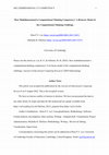 Research paper thumbnail of How Multidimensional is Computational Thinking Competency? A Bi-factor Model of the Computational Thinking Challenge (with authors' ORCIDs)