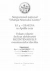 Research paper thumbnail of Simpozionul național "Obârșia Neamului nostru" Ed 4 -CRAIOVA 10 Aprilie 2021 Volum colectiv dedicat sărbătoririi BICENTENARULUI evenimentelor din 1821