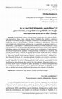 Research paper thumbnail of Ko se (ne) boji klimatske apokalipse? O planetarnim perspektivama političke teologije antropocena kroz nove slike Zemlje