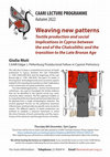 Research paper thumbnail of Weaving new patterns: Textile production and social implications in Cyprus between the end of the Chalcolithic and the transition to the Late Bronze Age