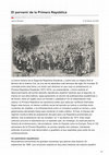 Research paper thumbnail of El porvenir de la Primera República