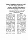 Research paper thumbnail of Pengaruh Aplikasi Herbisida Pra Tanam Cuka (C2h4o2), Glifosat Dan Paraquat Pada Gulma Tanaman Kedelai (Glycine Max L.)