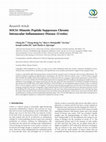 Research paper thumbnail of SOCS1 Mimetic Peptide Suppresses Chronic Intraocular Inflammatory Disease (Uveitis)