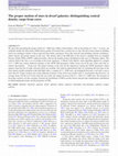 Research paper thumbnail of The proper motion of stars in dwarf galaxies: distinguishing central density cusps from cores