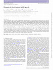 Research paper thumbnail of Dynamics of dwarf galaxies in f ( R ) gravity