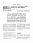 Research paper thumbnail of Antibody Response toHaemophilus influenzaeType b Vaccine in Relation to the Number of CD4+ T Lymphocytes in Adults Infected with Human Immunodeficiency Virus