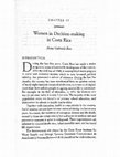 Research paper thumbnail of Women and Water Management: The Latin American Experience - Part II