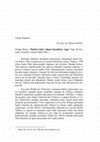 Research paper thumbnail of Nergis Biray, Türkiye’deki Afgan Kazakları Ağzı, Türk Dil Ku-rumu Yayınları, Ankara 2009, 500 s