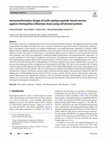 Research paper thumbnail of Immunoinformatics design of multi-epitope peptide-based vaccine against Haemophilus influenzae strain using cell division protein