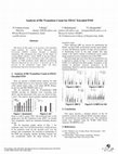 Research paper thumbnail of Analysis of bit transition count for EDAC encoded FSM