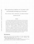 Research paper thumbnail of Fe b 20 03 Plus-construction of algebras over an operad , cyclic and Hochschild homologies up to homotopy ∗