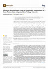 Research paper thumbnail of Impact of Reverse Power Flow on Distributed Transformers in a Solar-Photovoltaic-Integrated Low-Voltage Network