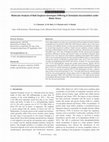 Research paper thumbnail of Molecular Analysis of Rabi Sorghum Genotypes Differing in Osmolytes Accumulation under Water Stress