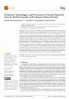 Research paper thumbnail of Production Technologies and Provenance of Ceramic Materials from the Earliest Foundry of Pre-Roman Padua, NE Italy