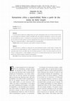 Research paper thumbnail of Humanismo crítico y espectralidad: Notas a partir de dos textos de Aimé Césaire