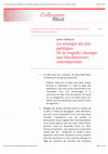 Research paper thumbnail of La stratégie des fins publiques.De la tragédie classique aux blockbusters contemporains