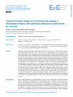 Research paper thumbnail of Long-term human impact and environmental change in mid-western Ireland, with particular reference to Céide Fields – an overview