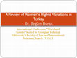 Research paper thumbnail of A Review of Women's Rights Violations in Turkey