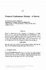 Research paper thumbnail of Protocol Conformance Testing — A Survey