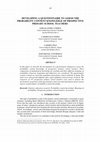 Research paper thumbnail of Developing a Questionnaire to Assess the Probability Content Knowledge of Prospective Primary School Teachers