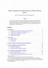 Research paper thumbnail of Hardy's inequality and Green function on metric measure spaces