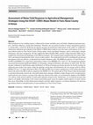 Research paper thumbnail of Assessment of Maize Yield Response to Agricultural Management Strategies Using the DSSAT–CERES-Maize Model in Trans Nzoia County in Kenya