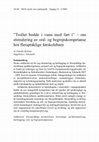 Research paper thumbnail of ”Trollet bodde i vann med fart i” – om stimulering av ord- og begrepskompetanse hos flerspråklige førskolebarn