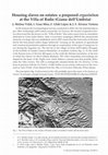 Research paper thumbnail of Housing slaves on estates: a proposed ergastulum at the Villa of Rufio (Giano dell'Umbria)