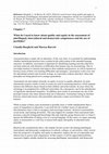 Research paper thumbnail of What do I need to know about quality and equity in the assessment of plurilingual, intercultural and democratic competences and the use of portfolios