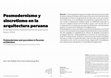 Research paper thumbnail of Posmodernismo y sincretismo en la arquitectura peruana. El Agrupamiento Chabuca Granda de José García Bryce (1984) = Postmodernism and syncretism in Peruvian architecture The Chabuca Granda Housing by José García Bryce (1984)