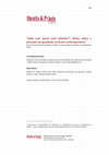 Research paper thumbnail of “Sabe com quem está falando?”: Notas sobre o princípio da igualdade no Brasil contemporâneo / Do you know who you’re talking to? Notes on the principle of equality in contemporary Brazil