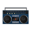 Boombox Brightblue Icon