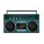 Boombox Turquoise Icon