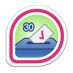 i-voted:-fedora-30 icon