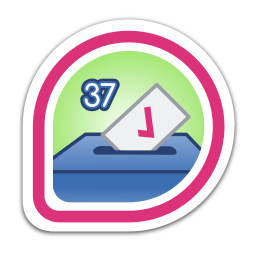 i-voted:-fedora-37 icon