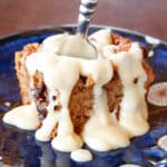 Challah Bread Pudding with Kahlua Cream Sauce