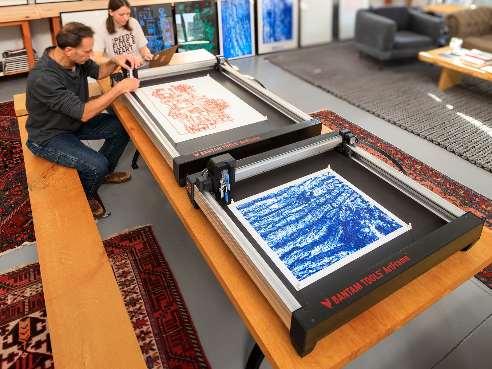 Bantam Tools ArtFrame™ Art Machines in two sizes