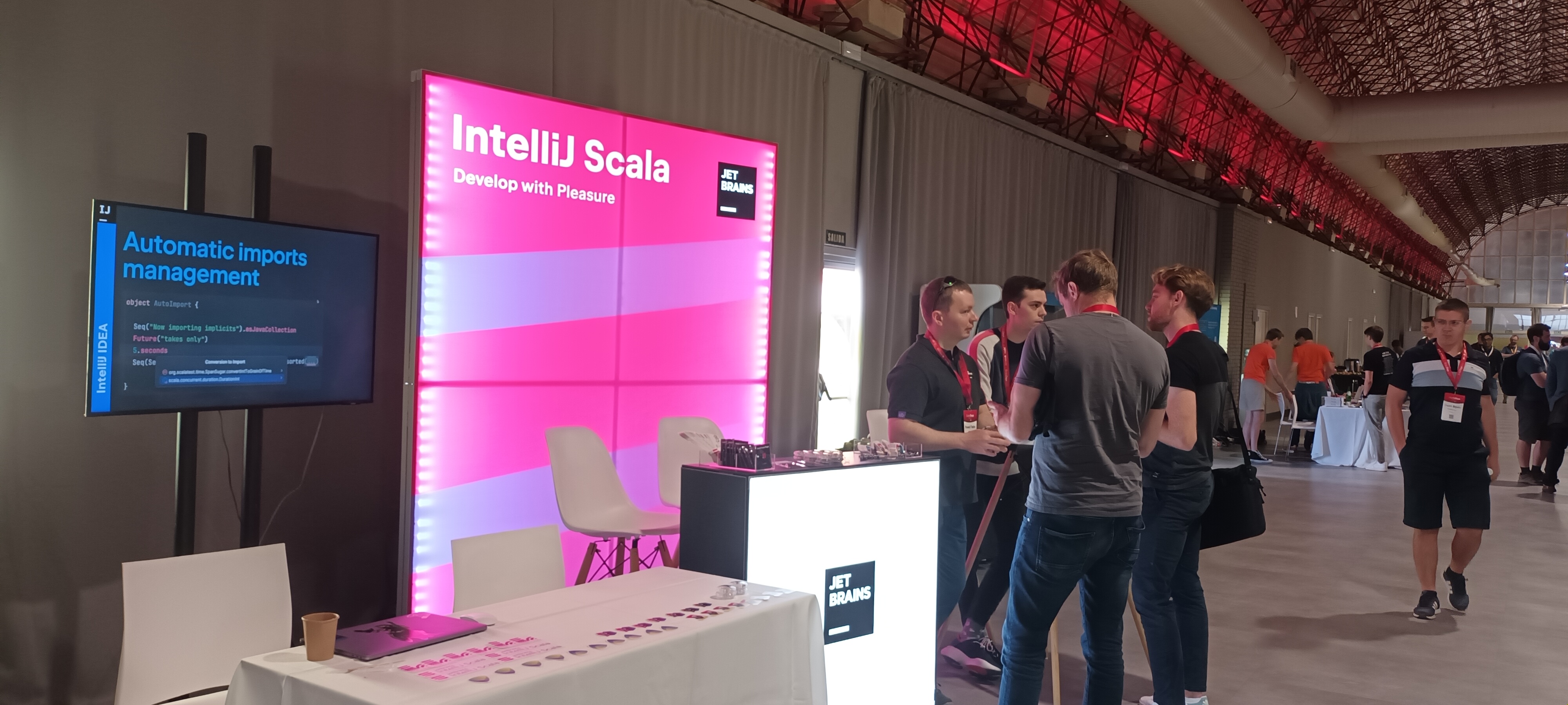 IntelliJ Scala booth at Scala Days