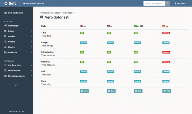 Internationalisation overview