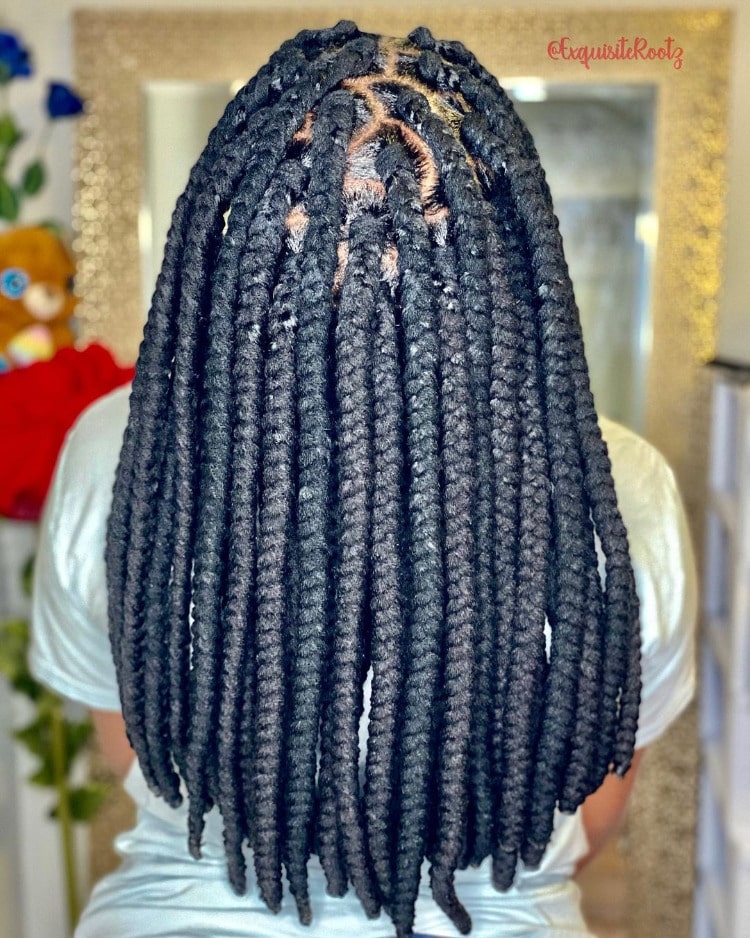 Big Yarn Braids