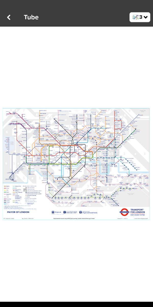 ロンドン路線図のイメージ