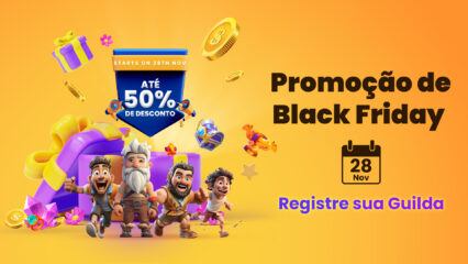 Registre sua guilda – desbloqueie descontos de até 50% na BlueStacks Store nesta Black Friday!